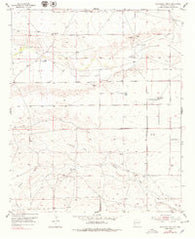 Hackberry Ranch New Mexico Historical topographic map, 1:24000 scale, 7.5 X 7.5 Minute, Year 1959