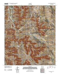 Hackberry Hill New Mexico Historical topographic map, 1:24000 scale, 7.5 X 7.5 Minute, Year 2010