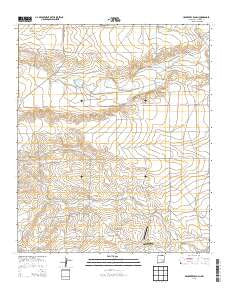 Hackberry Ranch New Mexico Historical topographic map, 1:24000 scale, 7.5 X 7.5 Minute, Year 2013