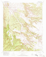 Hagan New Mexico Historical topographic map, 1:24000 scale, 7.5 X 7.5 Minute, Year 1954