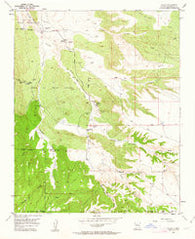 Hagan New Mexico Historical topographic map, 1:24000 scale, 7.5 X 7.5 Minute, Year 1954