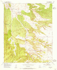 Hagan New Mexico Historical topographic map, 1:24000 scale, 7.5 X 7.5 Minute, Year 1954