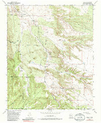 Hagan New Mexico Historical topographic map, 1:24000 scale, 7.5 X 7.5 Minute, Year 1975