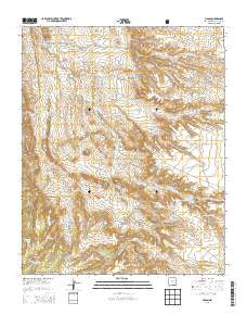 Hagan New Mexico Historical topographic map, 1:24000 scale, 7.5 X 7.5 Minute, Year 2013