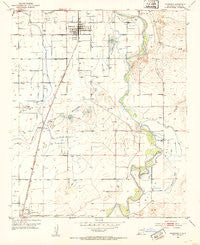 Hagerman New Mexico Historical topographic map, 1:24000 scale, 7.5 X 7.5 Minute, Year 1951