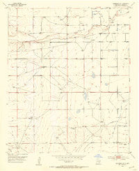 Hagerman SW New Mexico Historical topographic map, 1:24000 scale, 7.5 X 7.5 Minute, Year 1952