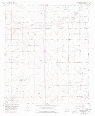 Hagerman SW New Mexico Historical topographic map, 1:24000 scale, 7.5 X 7.5 Minute, Year 1952