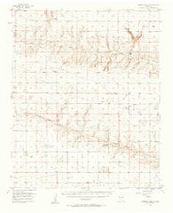 Hammond Ranch New Mexico Historical topographic map, 1:62500 scale, 15 X 15 Minute, Year 1957