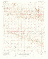 Hammond Ranch New Mexico Historical topographic map, 1:62500 scale, 15 X 15 Minute, Year 1957