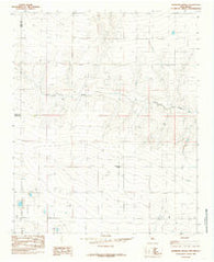 Hammond Ranch New Mexico Historical topographic map, 1:24000 scale, 7.5 X 7.5 Minute, Year 1985
