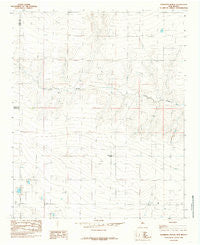 Hammond Ranch New Mexico Historical topographic map, 1:24000 scale, 7.5 X 7.5 Minute, Year 1985