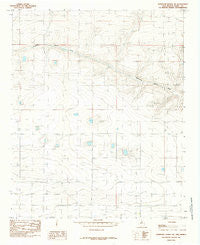 Hammond Ranch SW New Mexico Historical topographic map, 1:24000 scale, 7.5 X 7.5 Minute, Year 1985