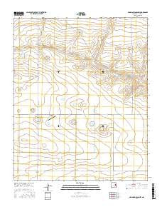 Hammond Ranch SW New Mexico Current topographic map, 1:24000 scale, 7.5 X 7.5 Minute, Year 2017