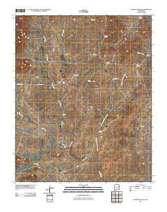 Hampton Ranch New Mexico Historical topographic map, 1:24000 scale, 7.5 X 7.5 Minute, Year 2010