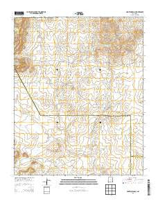 Hampton Ranch New Mexico Historical topographic map, 1:24000 scale, 7.5 X 7.5 Minute, Year 2013