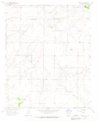Harben Lake New Mexico Historical topographic map, 1:24000 scale, 7.5 X 7.5 Minute, Year 1964