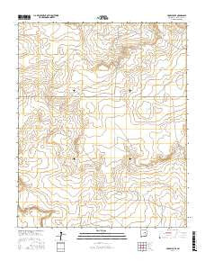 Harben Lake New Mexico Current topographic map, 1:24000 scale, 7.5 X 7.5 Minute, Year 2017