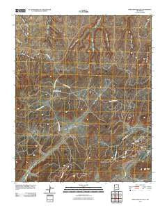 Hard Ground Flats New Mexico Historical topographic map, 1:24000 scale, 7.5 X 7.5 Minute, Year 2010