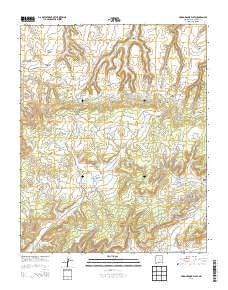 Hard Ground Flats New Mexico Historical topographic map, 1:24000 scale, 7.5 X 7.5 Minute, Year 2013