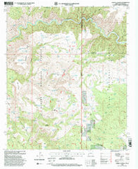 Harden Cienega New Mexico Historical topographic map, 1:24000 scale, 7.5 X 7.5 Minute, Year 1998