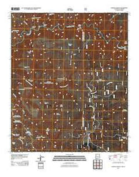 Harden Cienega New Mexico Historical topographic map, 1:24000 scale, 7.5 X 7.5 Minute, Year 2011