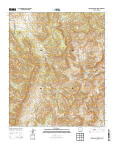 Hardscrabble Mountains New Mexico Historical topographic map, 1:24000 scale, 7.5 X 7.5 Minute, Year 2013