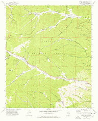 Harvey Ranch New Mexico Historical topographic map, 1:24000 scale, 7.5 X 7.5 Minute, Year 1974