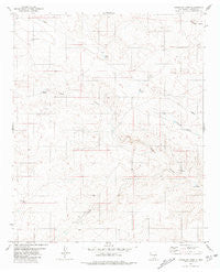 Hasperos Camp New Mexico Historical topographic map, 1:24000 scale, 7.5 X 7.5 Minute, Year 1981