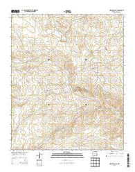 Hasperos Camp New Mexico Current topographic map, 1:24000 scale, 7.5 X 7.5 Minute, Year 2013