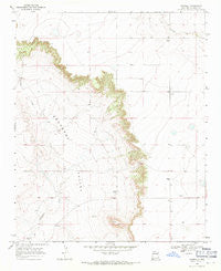 Hassell New Mexico Historical topographic map, 1:24000 scale, 7.5 X 7.5 Minute, Year 1968