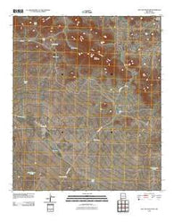 Hat Top Mountain New Mexico Historical topographic map, 1:24000 scale, 7.5 X 7.5 Minute, Year 2010