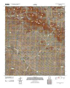Hat Top Mountain New Mexico Historical topographic map, 1:24000 scale, 7.5 X 7.5 Minute, Year 2010
