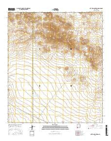 Hat Top Mountain New Mexico Current topographic map, 1:24000 scale, 7.5 X 7.5 Minute, Year 2017