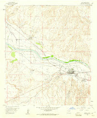Hatch New Mexico Historical topographic map, 1:24000 scale, 7.5 X 7.5 Minute, Year 1959