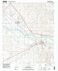 Hatch New Mexico Historical topographic map, 1:24000 scale, 7.5 X 7.5 Minute, Year 1996