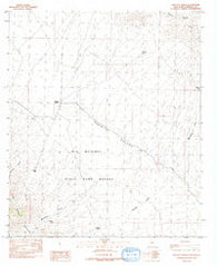 Hatchet Ranch New Mexico Historical topographic map, 1:24000 scale, 7.5 X 7.5 Minute, Year 1982