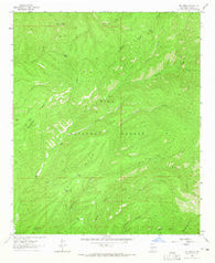Hay Mesa New Mexico Historical topographic map, 1:24000 scale, 7.5 X 7.5 Minute, Year 1963