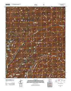 Hay Mesa New Mexico Historical topographic map, 1:24000 scale, 7.5 X 7.5 Minute, Year 2011