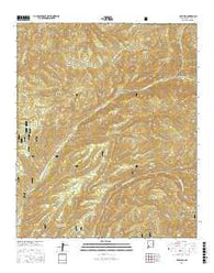 Hay Mesa New Mexico Current topographic map, 1:24000 scale, 7.5 X 7.5 Minute, Year 2017