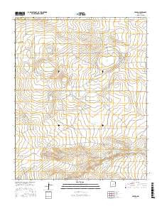 Hayden New Mexico Current topographic map, 1:24000 scale, 7.5 X 7.5 Minute, Year 2017
