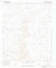 Haystack Butte New Mexico Historical topographic map, 1:24000 scale, 7.5 X 7.5 Minute, Year 1967