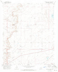 Haystack Mountain New Mexico Historical topographic map, 1:24000 scale, 7.5 X 7.5 Minute, Year 1967