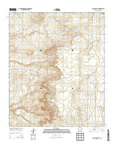 Haystack Butte New Mexico Historical topographic map, 1:24000 scale, 7.5 X 7.5 Minute, Year 2013