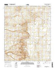 Haystack Butte New Mexico Current topographic map, 1:24000 scale, 7.5 X 7.5 Minute, Year 2017