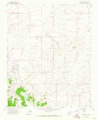 Heart Rock New Mexico Historical topographic map, 1:24000 scale, 7.5 X 7.5 Minute, Year 1963
