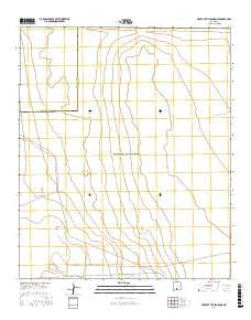 Heart of the Sands NE New Mexico Current topographic map, 1:24000 scale, 7.5 X 7.5 Minute, Year 2017