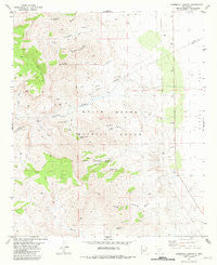 Hembrillo Canyon New Mexico Historical topographic map, 1:24000 scale, 7.5 X 7.5 Minute, Year 1981