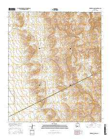 Hembrillo Basin New Mexico Current topographic map, 1:24000 scale, 7.5 X 7.5 Minute, Year 2017