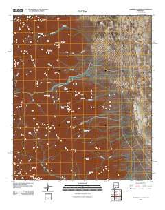 Hembrillo Canyon New Mexico Historical topographic map, 1:24000 scale, 7.5 X 7.5 Minute, Year 2010