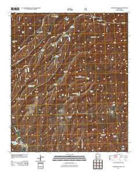 Hendricks Peak New Mexico Historical topographic map, 1:24000 scale, 7.5 X 7.5 Minute, Year 2011